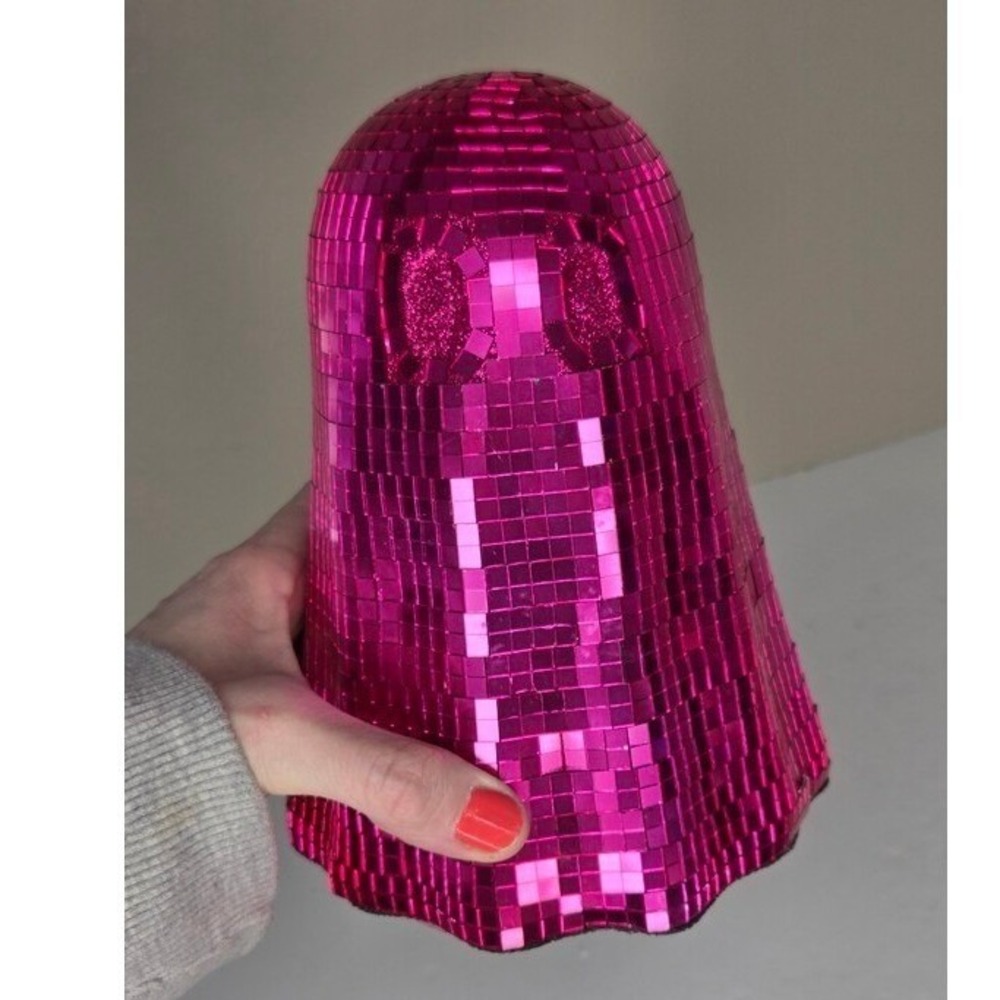 Ashland‎ Hot Pink Disco Ghost Halloween Tabletop Decor